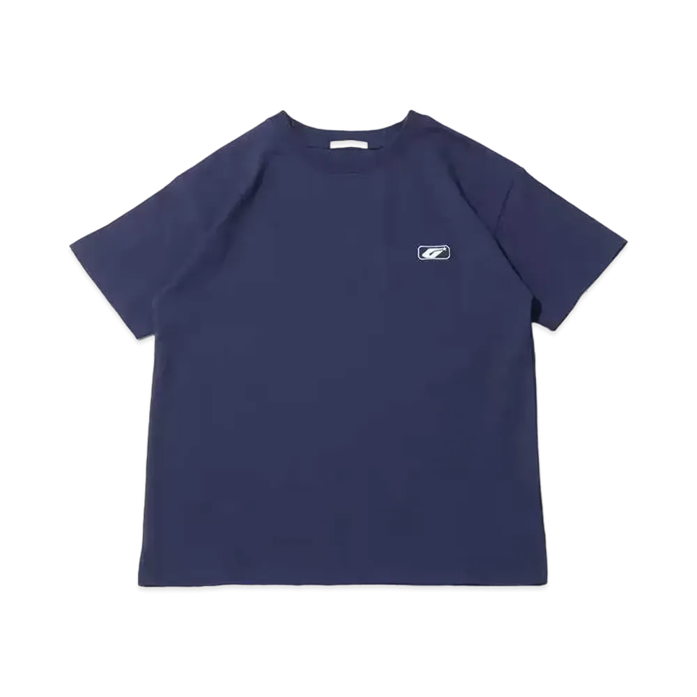 atmos pink Logo T-Shirt "Navy"