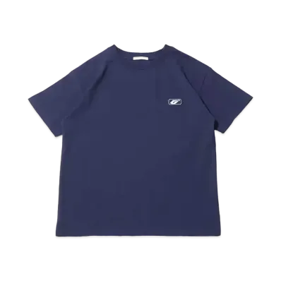 atmos pink Logo T-Shirt "Navy"