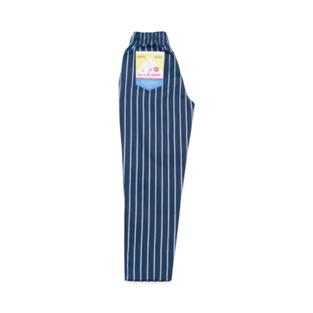 COOKMAN Chef Pants Stripe "Stripe/Navy"
