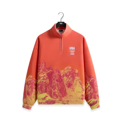 Kith x Team USA Winter Mountain Quarter Zip "Citrine"