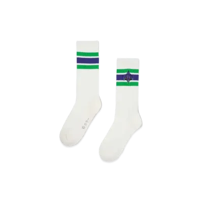 graniph x Evangelion New Theatrical Edition Unit 01 Long Socks "White"
