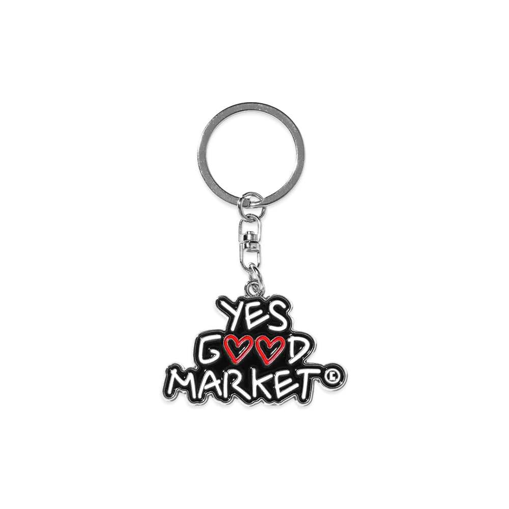CLESSTE Yes Good MarketLogo Key Holder "Red/Black"