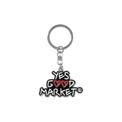 CLESSTE Yes Good MarketLogo Key Holder "Red/Black"