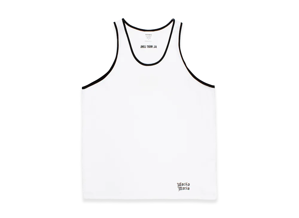 WACKO MARIA Washed Heavy Weight Ringer Tank Top 