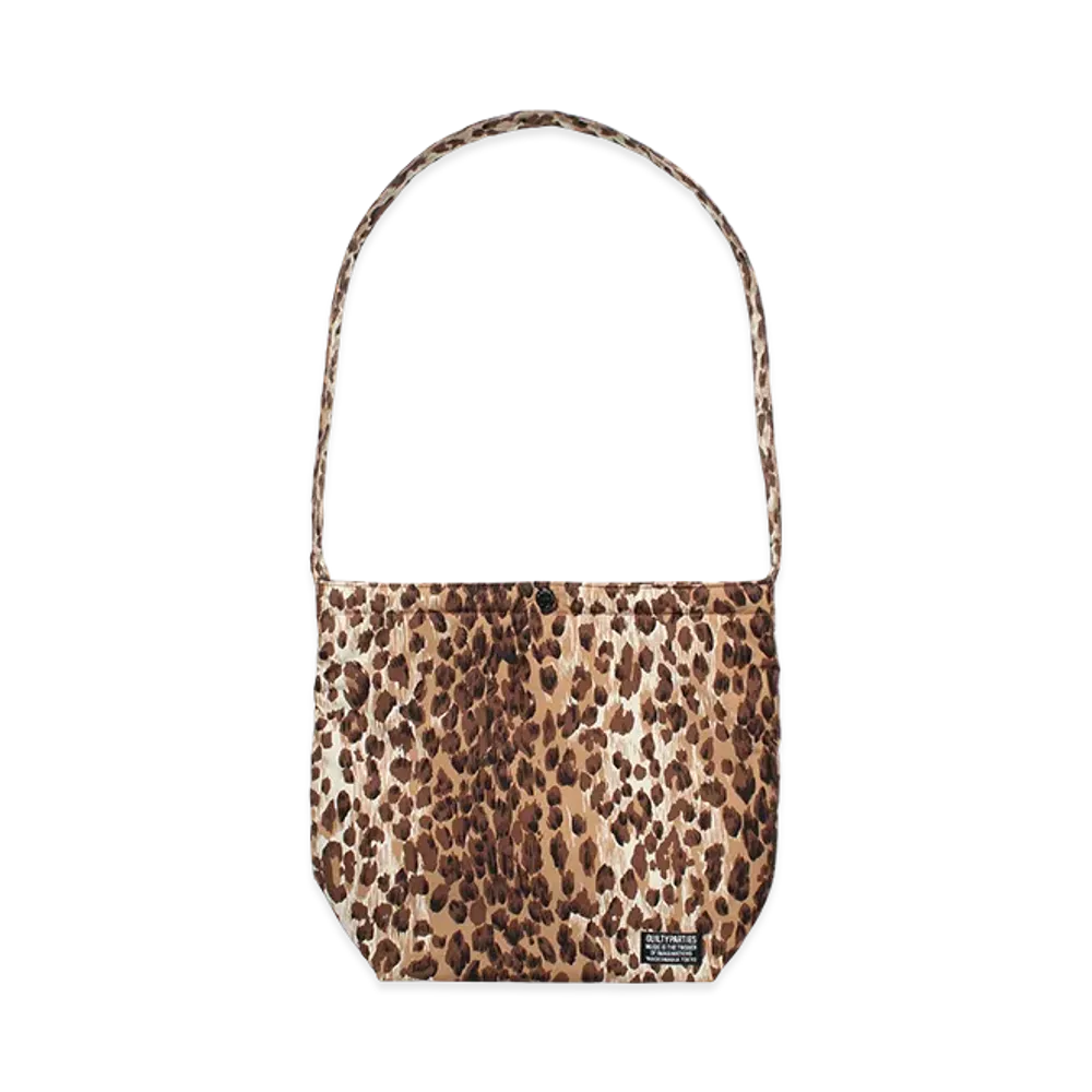WACKO MARIA x Speak Easy Leopard Shoulder Bag "Beige"