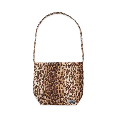 WACKO MARIA x Speak Easy Leopard Shoulder Bag "Beige"