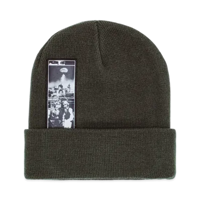 Fucking Awesome Dill Collage Beanie "Forest Green"