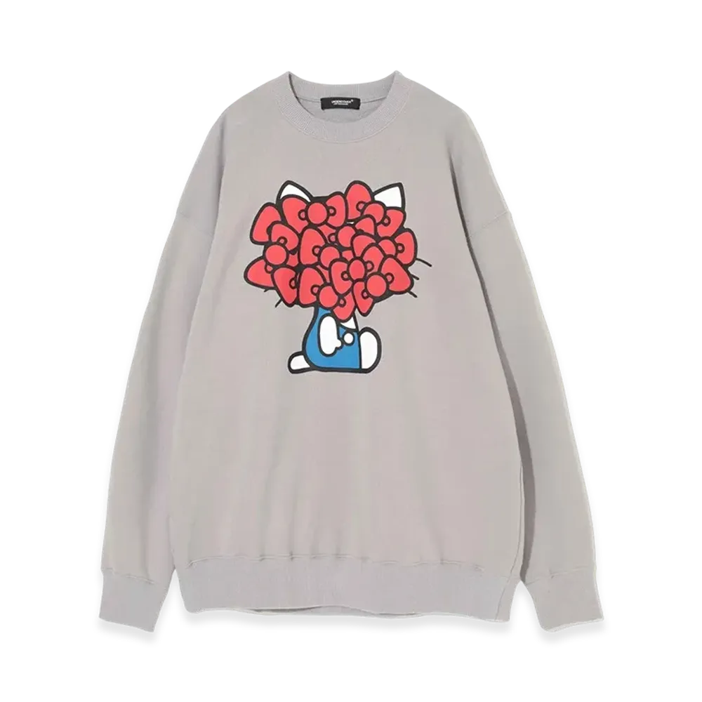 UNDERCOVER x Sanrio Cotton Fleece Lining Sweat Pullover (Hello Kitty) "Gray"