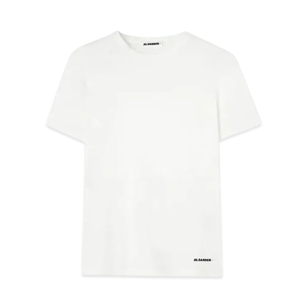 Jil Sander Women's Crew-Neck T-Shirt "Optic White"