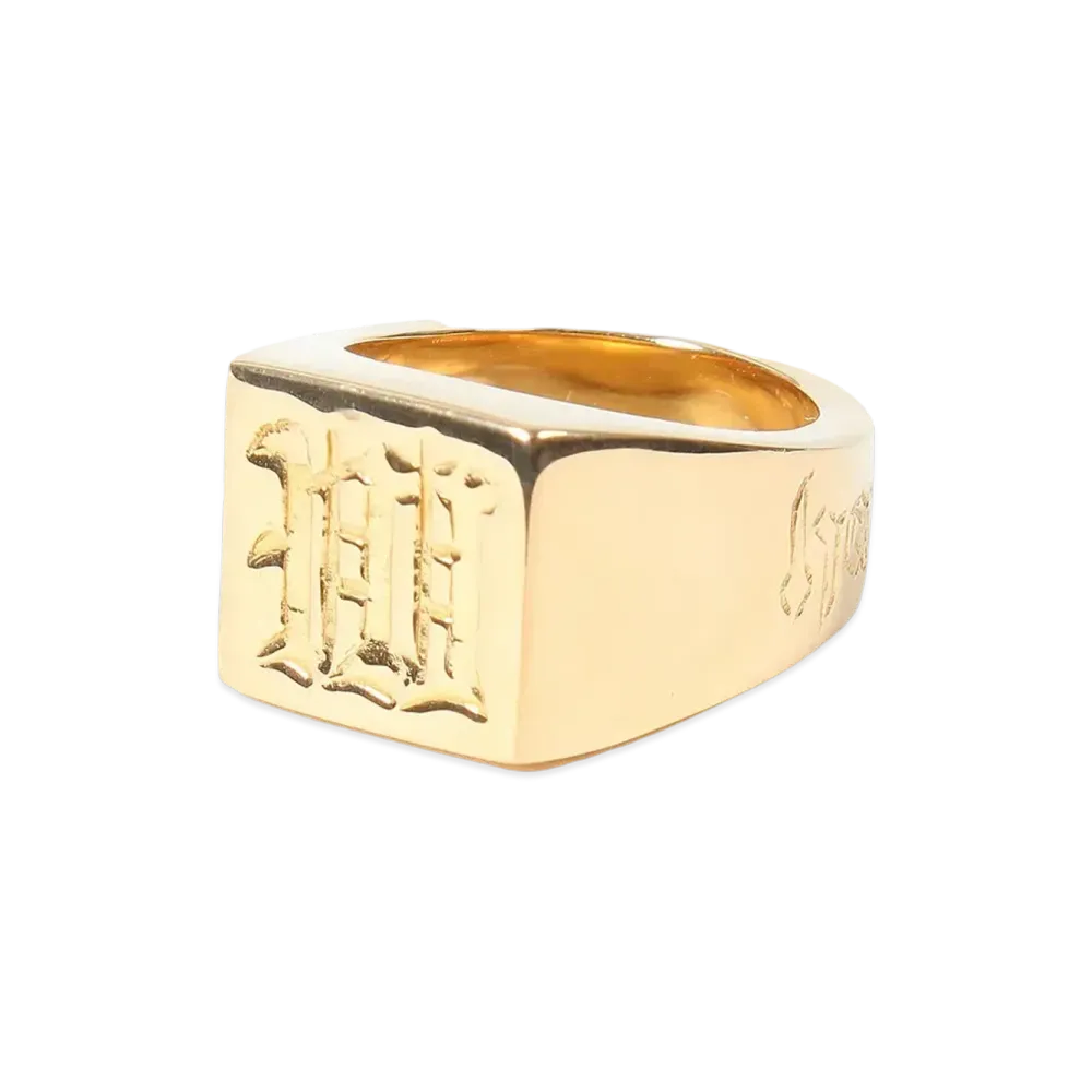 WACKO MARIA Signet Ring "Gold"