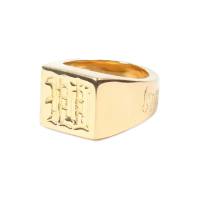 WACKO MARIA Signet Ring "Gold"