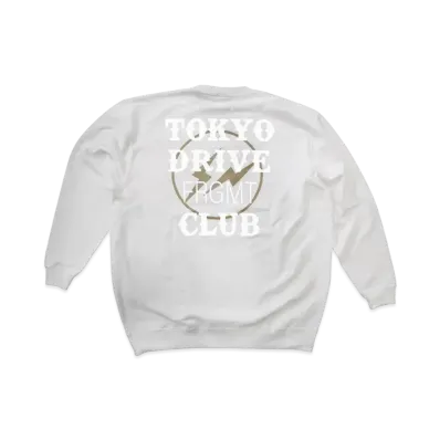 FRAGMENT x TokyoDriveCarClub Sweatshirt "White"