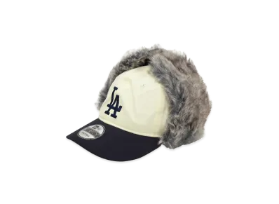 NEW ERA x THE CAP 9Thirty Cozy Flap Los Angeles Dodgers "Chrome White/Navy"