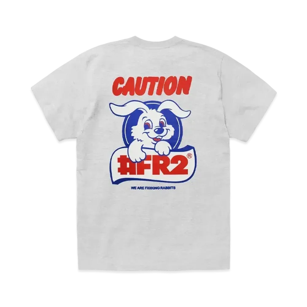FR2 Caution Rabbit T-Shirt "Ash"