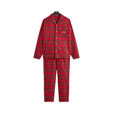 Kith Kithmas Brushed Cotton Plaid Pajama Set "Present"