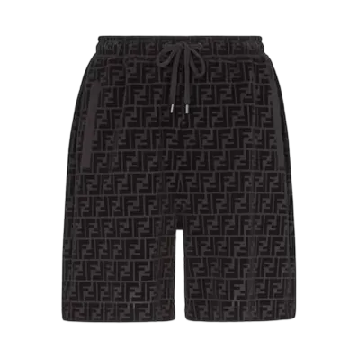 FENDI Men's Bermudas Pique Pants "Black"
