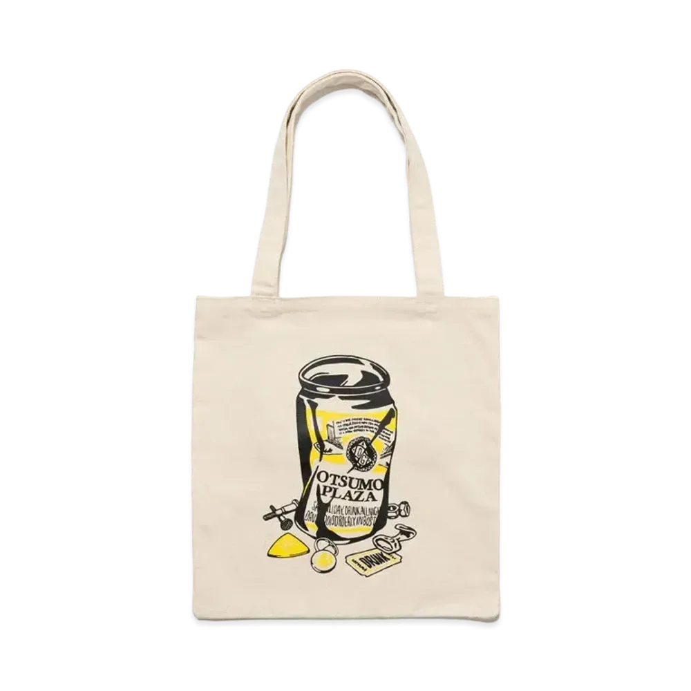 Wasted Youth Canvas Tote Bag OTSUMO PLAZA EXCLUSIVE ITEM "Natural/Yellow" / VERDY