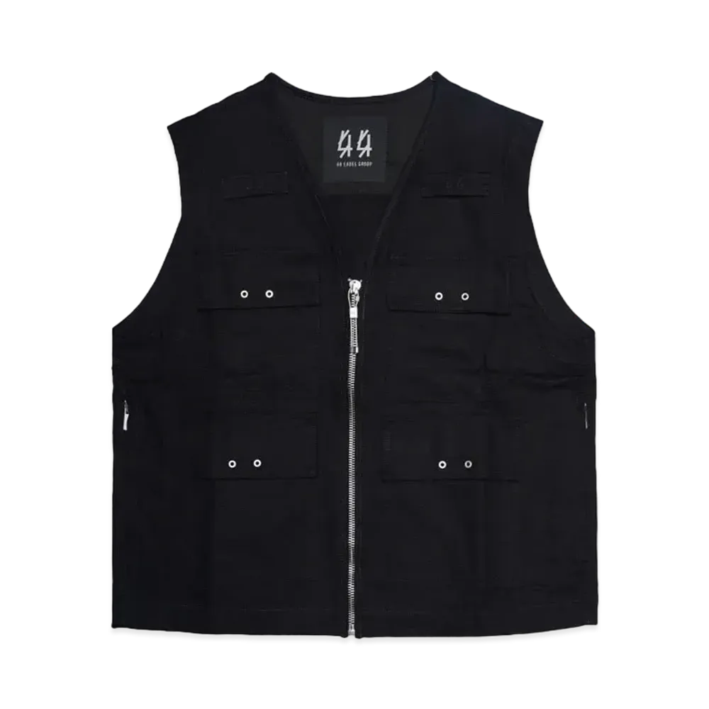 44 LABEL GROUP HUNTER VEST "BLACK/WHITE"