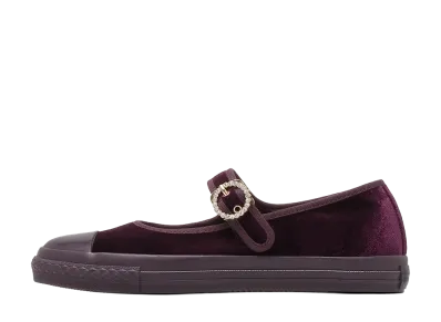 Converse Women's All Star LP MJ Velvet Bijoubelt OX "Garnet Red"