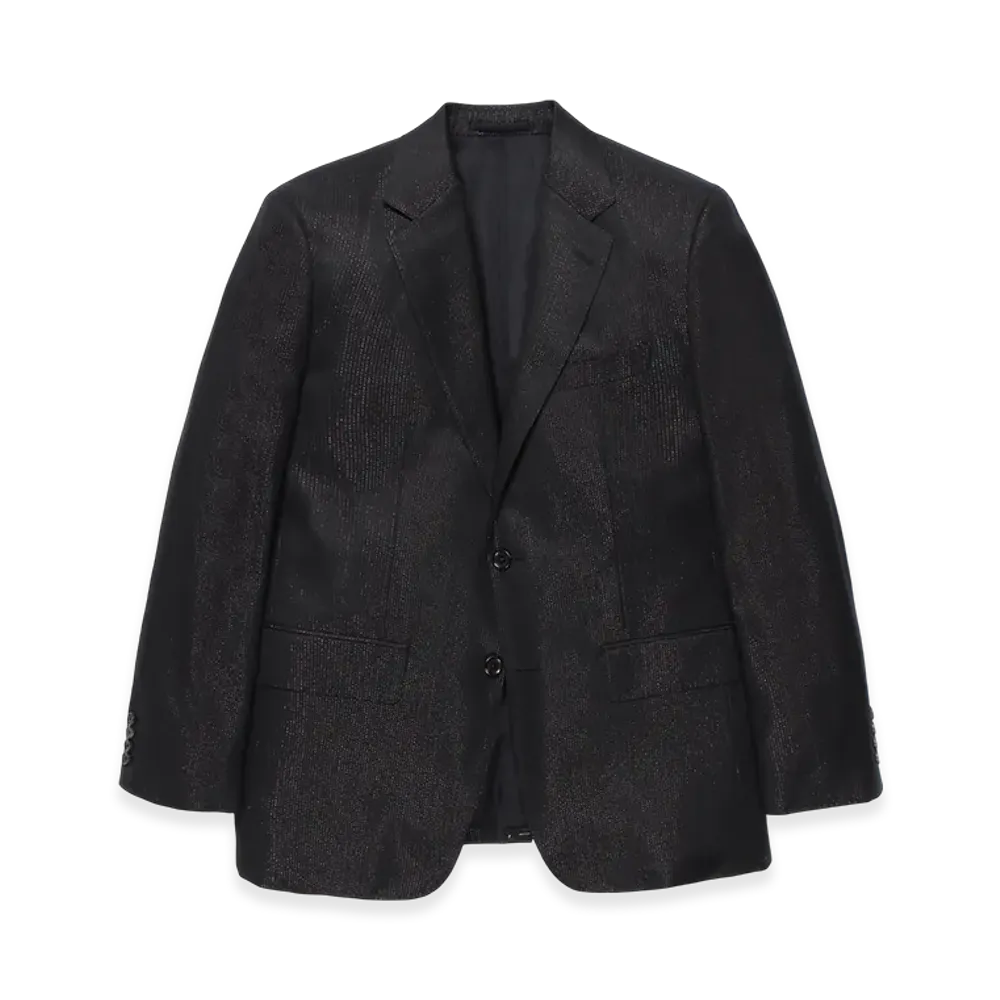 WACKO MARIA x Dormeuil Glitter Single Breasted Jacket "Black"
