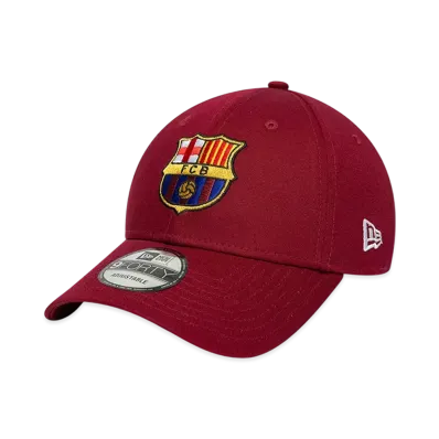 NEW ERA x FC Barcelona 9FORTY Logo Cardinal "Scarlet"