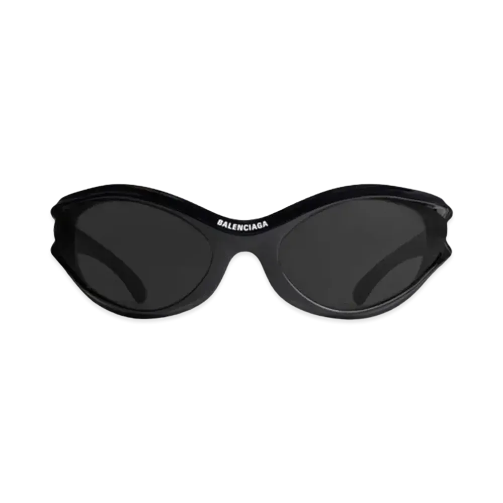 BALENCIAGA Dynamo Round Sunglasses "Black"