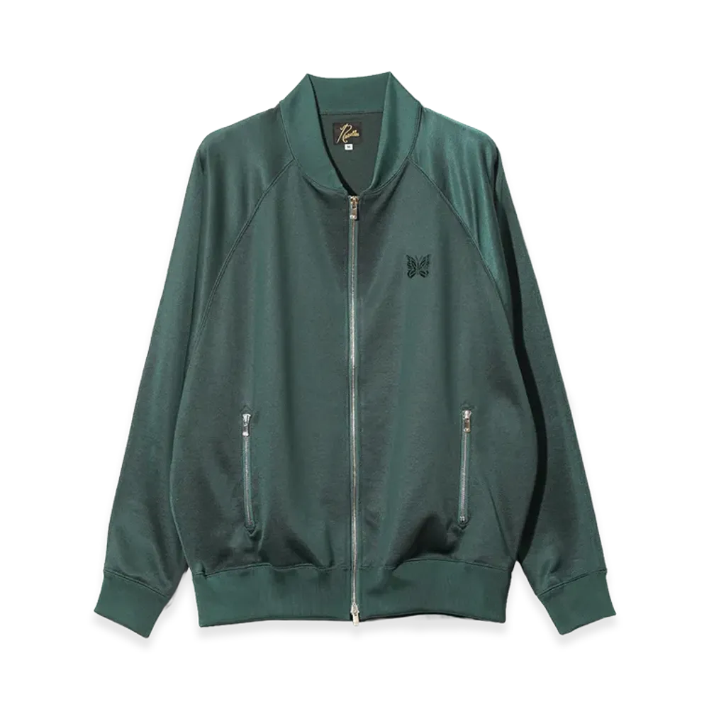 NEEDLES Dolman Sleeve Track Jacket - Bright Jersey "Dark Green"
