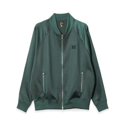 NEEDLES Dolman Sleeve Track Jacket - Bright Jersey "Dark Green"