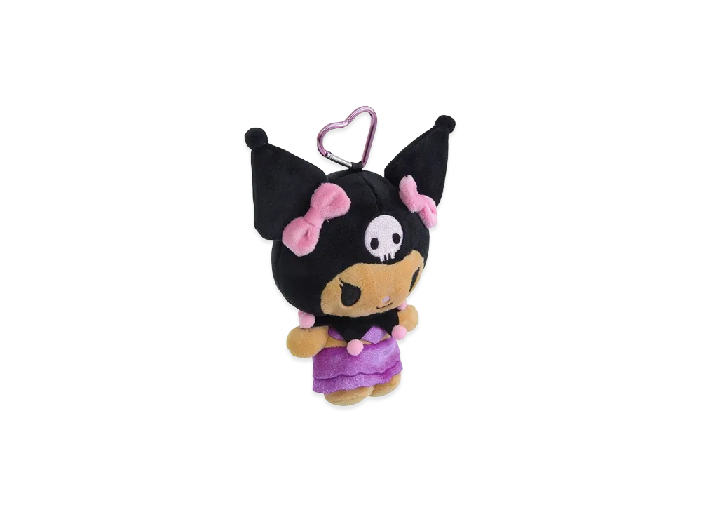 Sanrio Women's Suntan Mascot Pouch Kuromi "Purple"