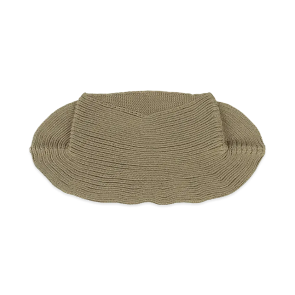 HOMME PLISSE ISSEY MIYAKE Beanie Scarf "Khaki"