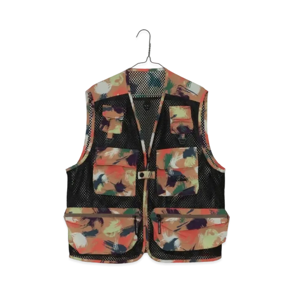 FIRST DOWN PATTERNED FISHING VEST "Penki Paint"