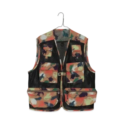 FIRST DOWN PATTERNED FISHING VEST "Penki Paint"