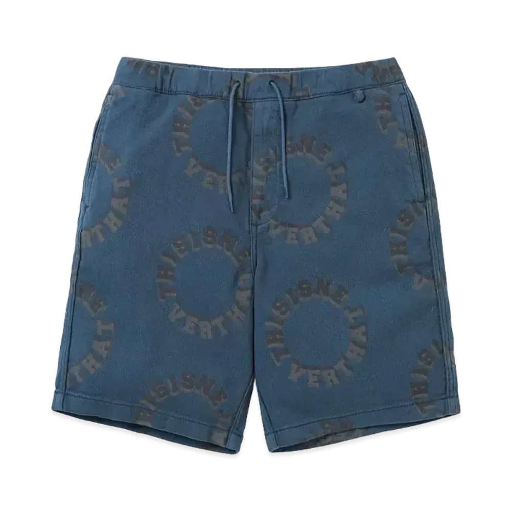 thisisneverthat 2Tone Logo Jacquard Short "Blue"