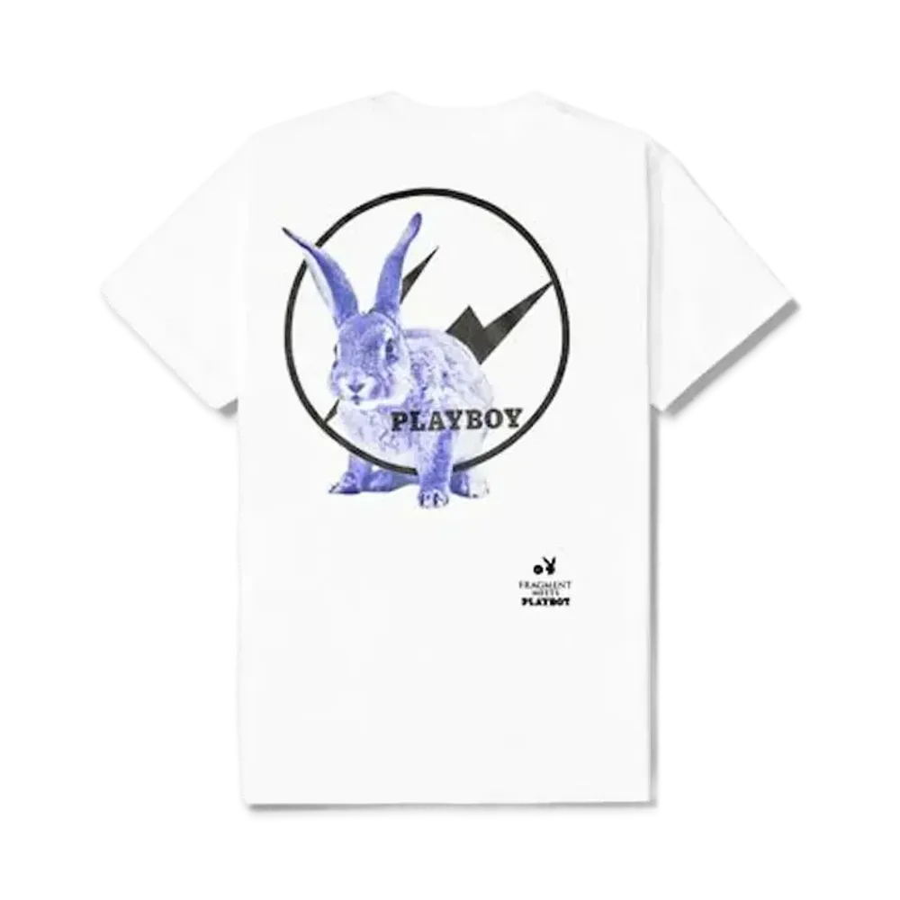 FRAGMENT Meets Playboy Blue Bunny Tee "White"