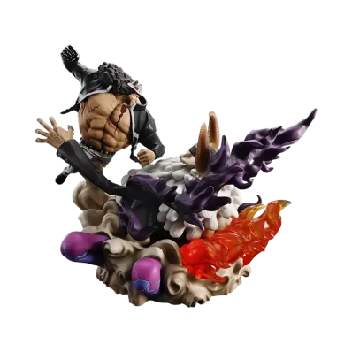 BANDAI "Ichiban Kuji" -One Piece Future Island Egghead ~Burst of Energy~- Last One Prize Bartholomew Kuma vs Saint Jaygarcia Saturn Revible Moment