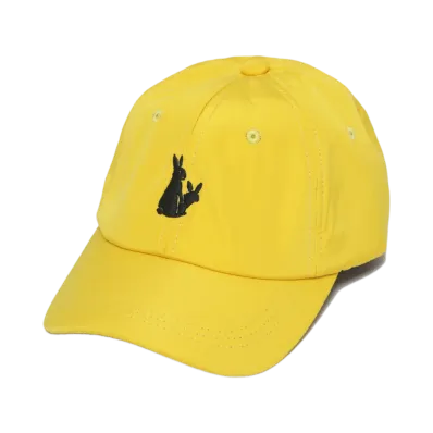 FR2 FXXKING RABBITS Logo Icon Embroidery Six Panel Cap "Yellow"