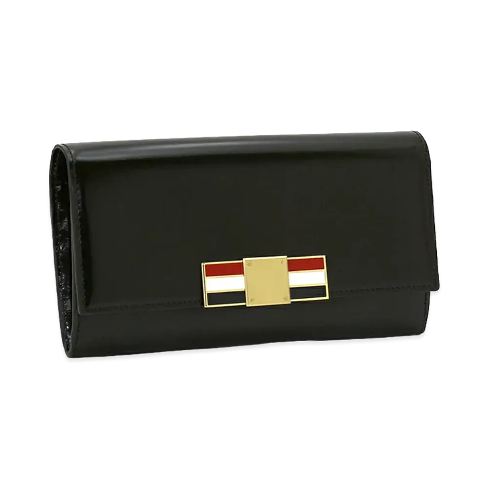 THOM BROWNE Long Wallet "Black"