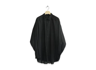 COMOLI Wool Silk COMOLI Shirt "Charcoal"