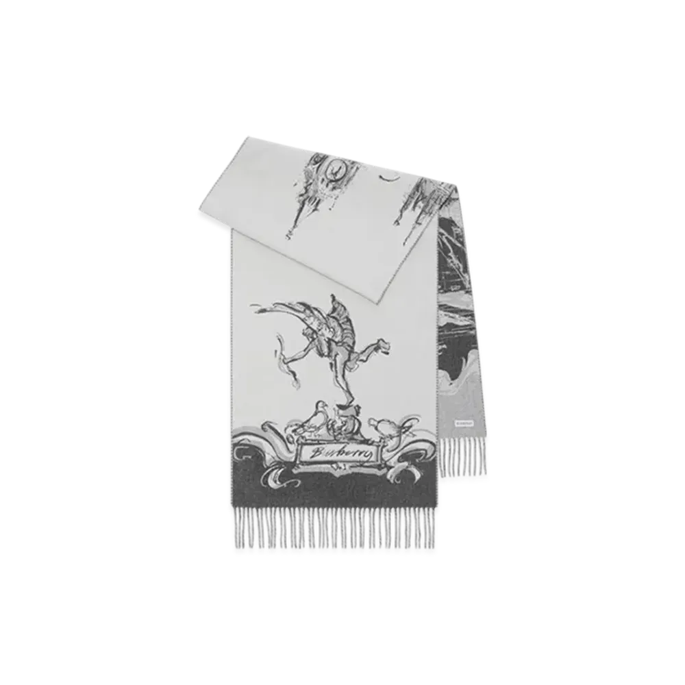 Burberry Westminster Cashmere Scarf "Wisp"
