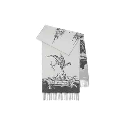 Burberry Westminster Cashmere Scarf "Wisp"