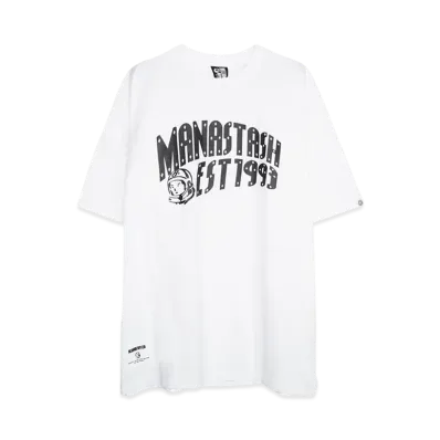 BBC x MANASTASH TEE ARCH LOGO "WHITE"