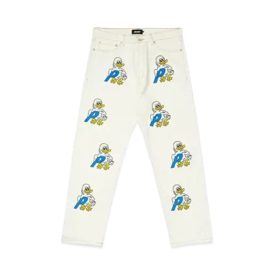 PALACE Ducks Baggies Jean "White"