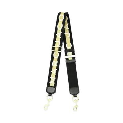 Marc Jacobs The Logo Webbing Strap "Gold Multi"