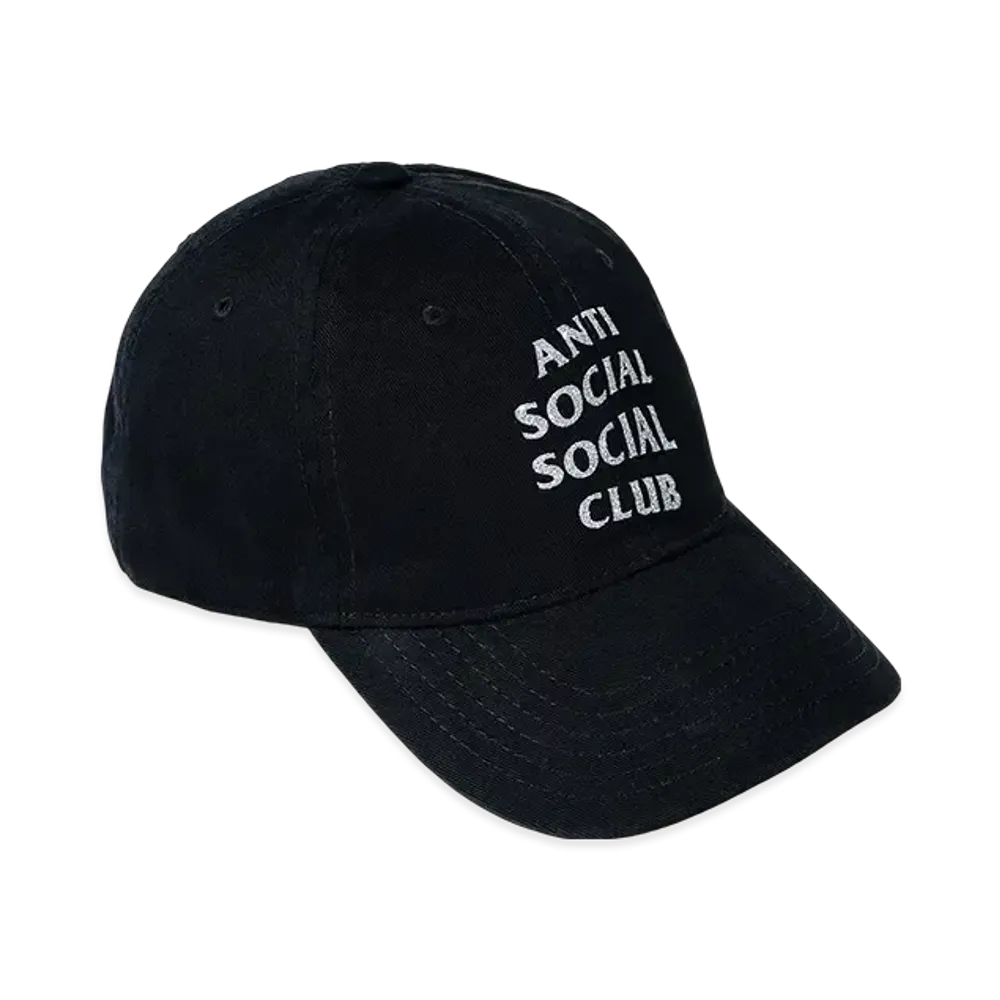 ANTI SOCIAL SOCIAL CLUB Mind Games Glitter Cap "Black"
