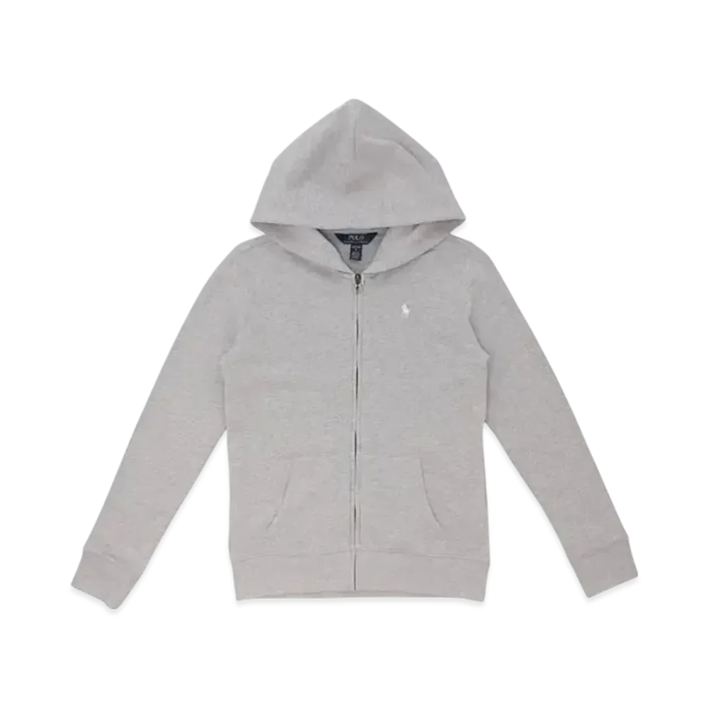 Polo Ralph Lauren Kids French Terry Full-Zip Hoodie "Grey"