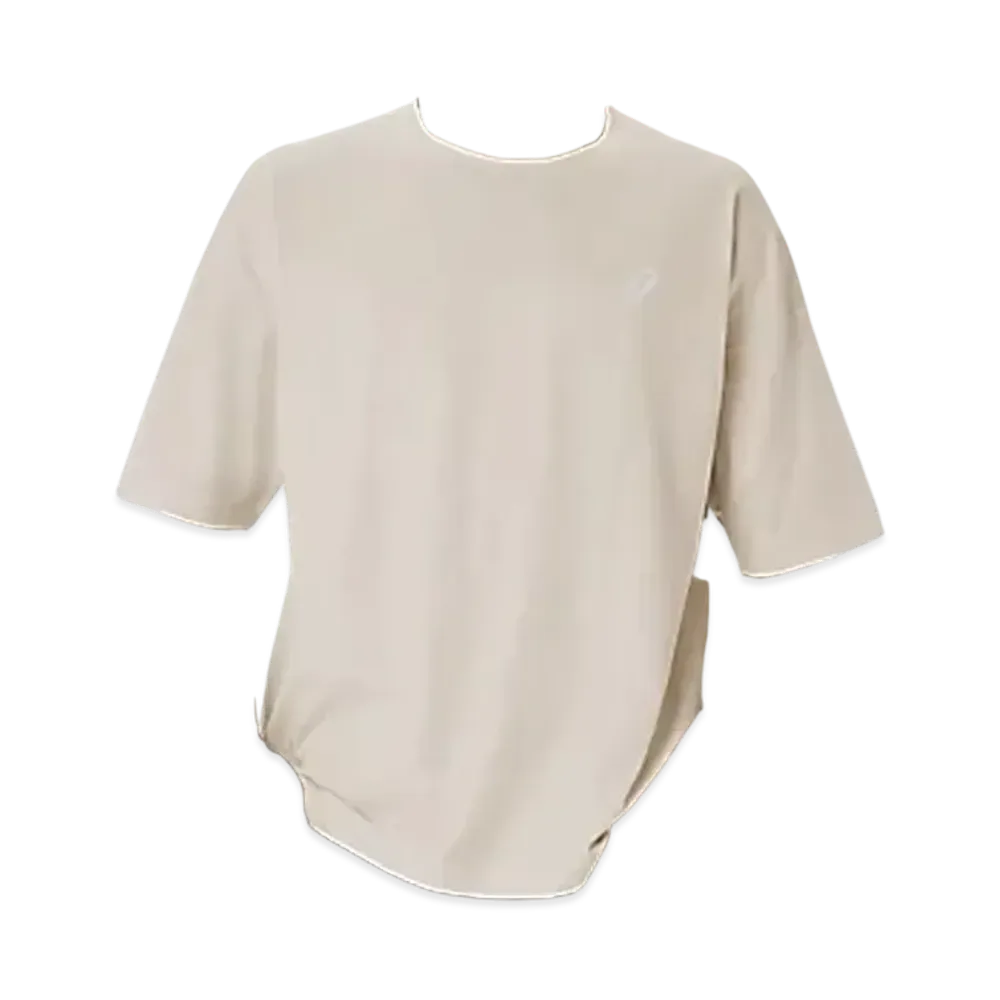 Asics Relaxed Fit Short Sleeve Shirt "Oatmeal"