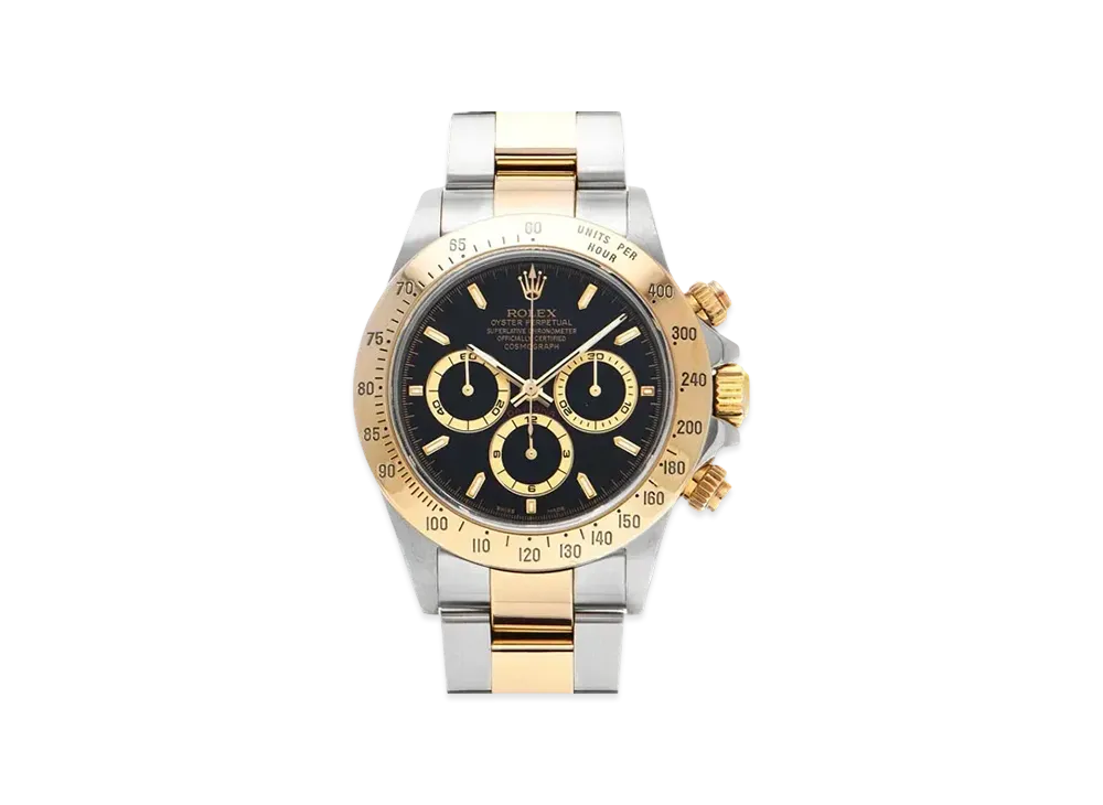 ROLEX Cosmograph Daytona "Black/Stainless Steel/Yellow Gold"