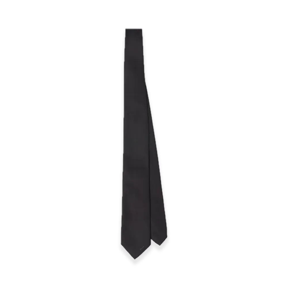 PRADA Satin Tie "Black"