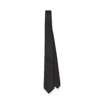 PRADA Satin Tie "Black"