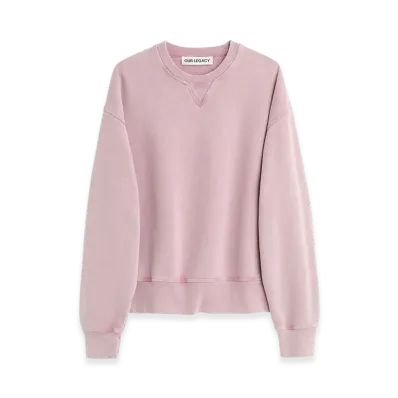 OUR LEGACY Base Sweat "Gentlemens Pink Star Fleece"